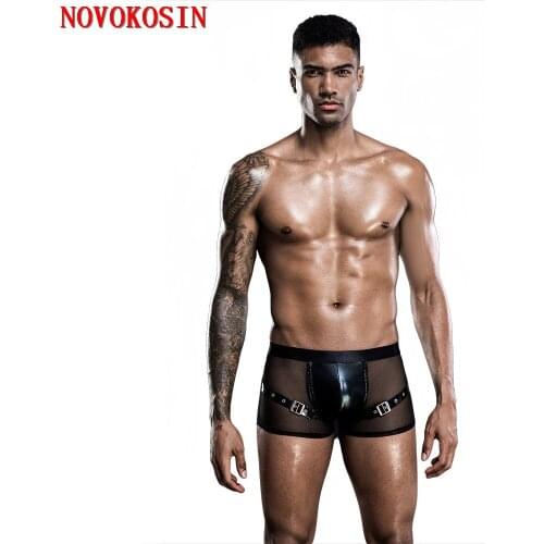 Мужские кожаные трусы QINGXIANG China At AliExpress