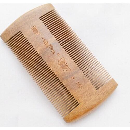 Hand made natural ebony hair comb wooden hair comb 10cmx5cmx1cm