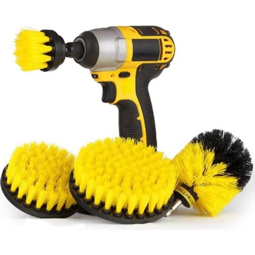 Drill Brush All Purpose Cleaner Scrubbing Brushes for Bathroom Surface Grout Tile Tub Shower Kitchen Auto Care Cleaning Tools
