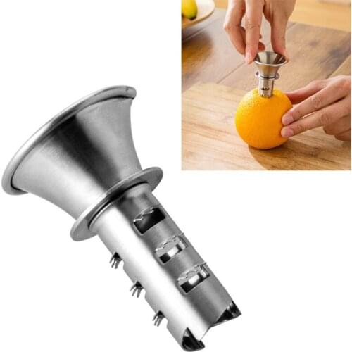 Stainless Steel Citrus Orange Juicer Lemon Lime Fruit Hand Squeezer Kitchen Tool X4YD