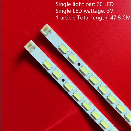 LED strip 60leds For TCL 42" TV 2D00136C 74.42TB3.001 74.42T13.001-0-CS1 42PFL5300 42P21FBD T420HW08 42T11-06a E88441 LE42X100C