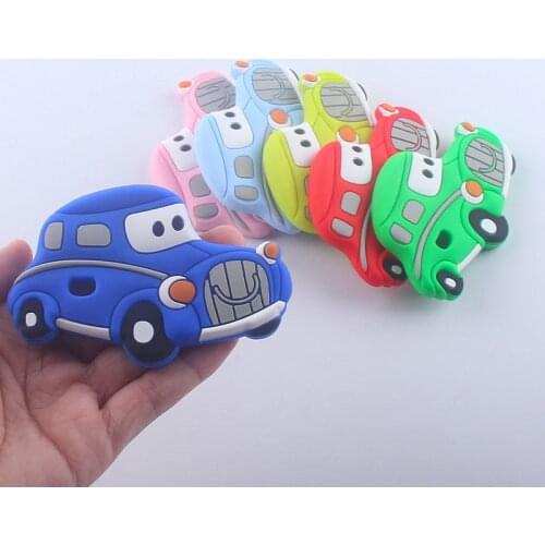 1PC Baby Teething Necklace Toy Cute Animal Food Grade Silicone Cartoon Nursing Tiny Rod Animal Silicone Teethers BPA Free