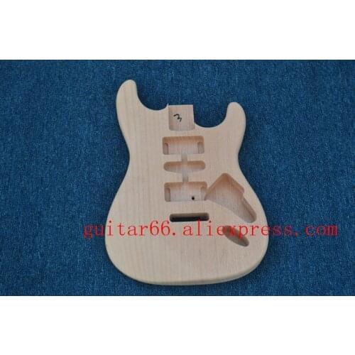 Free shipping new single wave electric guitar one pcs mahogany wood body without paint made old+foam box BJ-109