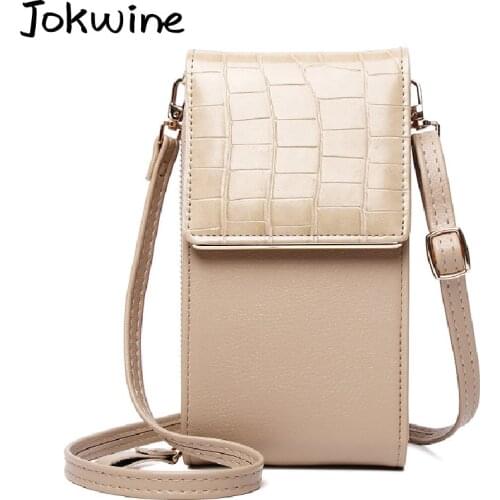 Brand Mini Crossbody Shoulder Bag Chic Small Women Cell Phone Pocket Ladies Purse Clutch Fashion PU Leather Hasp Handbags Female