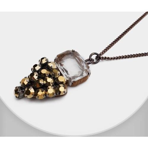 Amorita boutique Triangular pendant necklaces