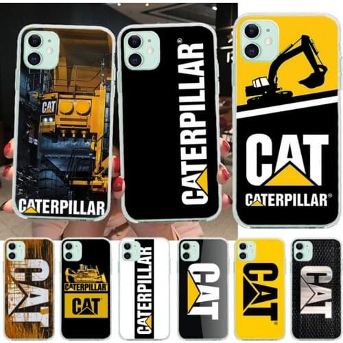 Caterpillar Logo Phone Case for iphone 12 pro max 11 pro XS MAX 8 7 6 6S Plus X 5S SE 2020 XR cover