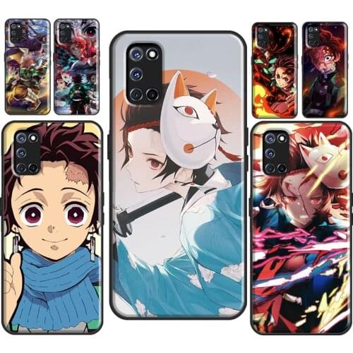Kamado Tanjirou Demon Slayer For OPPO A52 A72 A92 A1K A5 A9 A53 A31 2020 F5 F7 Reno 4 Pro 2 Z Find X3 Pro Case Cover