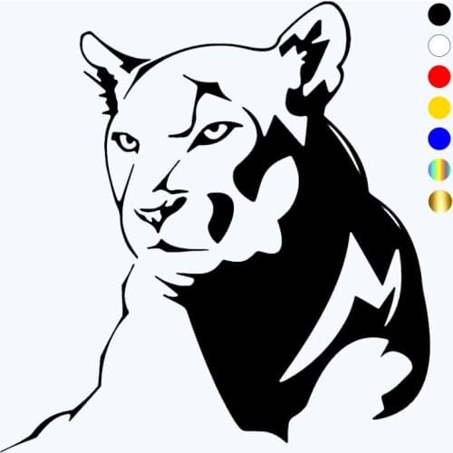 CK3281#Panther V8 reflective funny car sticker vinyl decal waterproof car auto stickers silver/ black for bumper rear window