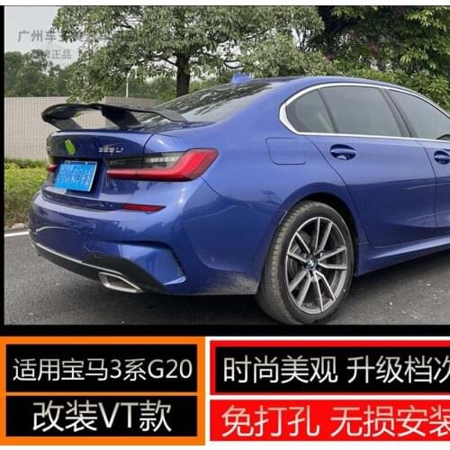 For bmw g20 2020+ high quality Carbon Fiber rear boot Wing Spoiler Rear Roof Spoiler Wing Trunk Lip Boot Cover