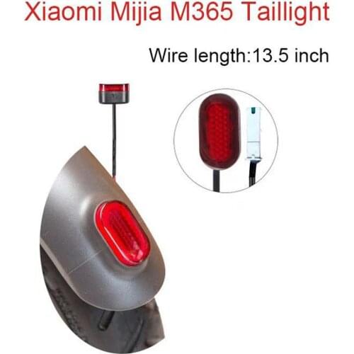 Hot Sale Electric Scooter Taillights Led Rear Fender Lampshade Brake Rear Lamp Shade For Xiaomi 365 Scooter Skateboard
