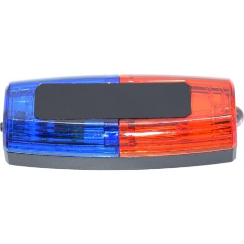IP64 Waterproof LED warning Lamp Blue Red Yellow Color LED Flashing Shoulder Lamp Light Alarm Patrol Warning