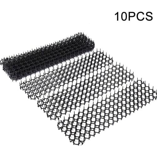 10pcs/set Sting Isolation Square Outdoor Indoor Safe Anti Digging Prickle Garden Spikes Straps Cat Dog Scat Mat Pest Control
