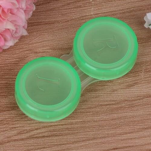 Lens Box Mini Random Plastic Soaking Portable Travel Contact Storage Case Holder