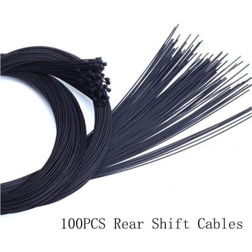 100Pcs Back Rear Shift Shifting Inner Cables Group For MTB Bike Road Bicycle Back Rear Derailleur Inner Cable Wire