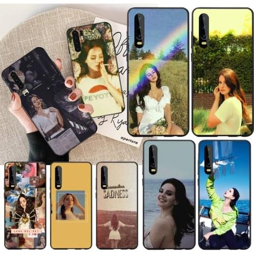 PENGHUWAN Lana Del Rey Newly Arrived Black Cell Phone Case for Huawei P30 P20 P10 P9 P8 Mate 20 10 Pro Lite
