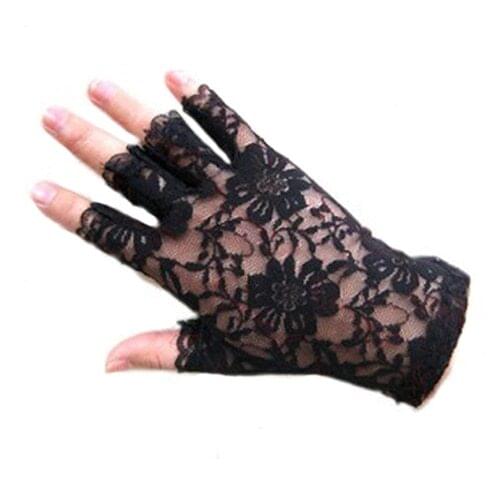 NEW Sexy Dressy Women Lady Lace Gloves Mittens Fingerless Gloves Retail/Wholesale 599G 6R3K