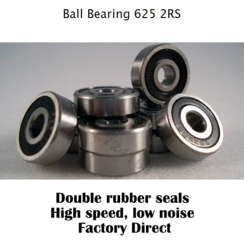 Factory direct sale Double rubber seals 625 2RS 5*16*5 mm high-quality model bearing helicopter model car available