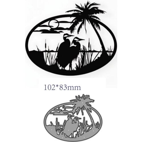 Water Tree Shape Metal Cutting Die DIY for Scrapbooking Decoration Crafts