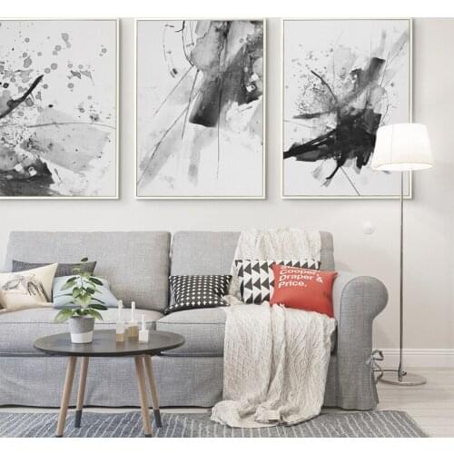 07G Watercolor Abstract Ink Splash Painting A4 A3 Canvas Art Print Poster Picture Wall Living Room House Wall Decorative Mural