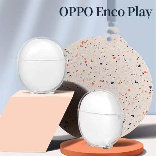 2021 Clear Soft Silicone Crystal TPU Case For OPPO Enco X play Cover Charging Box Bags No Watermarks