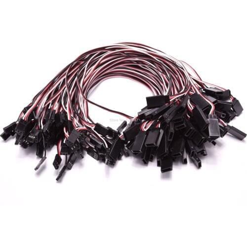 300mm 30cm RC Servos Extension Lead Wire Cable for male and female plug cables wiring