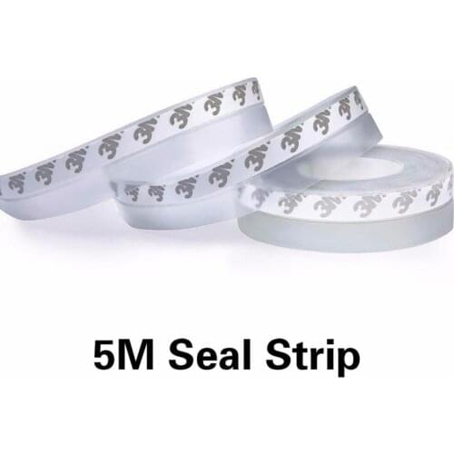 5 Meter Self Adhesive Door Seal Strip Weather Stripping Silicone Bottom Door Seal Soundproof Doors And Windows Weather Stripping