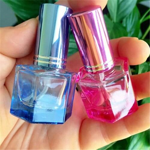 8ml New Hexagonal Glass Spray Empty Perfume Portable Bottle 100PCS/LOT