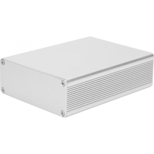 Aluminum Enclosure Case Project Box Integrated Matte Silver DIY Junction Eectronic Shell 29x74x100mm