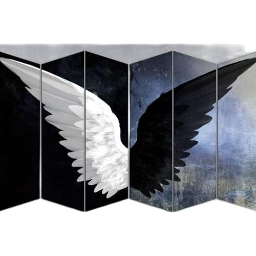 Home For Black White Wing 6 Piece Wood Wall Table Set Home Wall Decoration