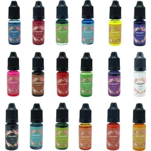 10ML Epoxy Resin Diffusion Pigment Epoxy Resin Pigment alcohol ink Liquid Colorant Dye Ink Diffusion Resin Jewelry Making