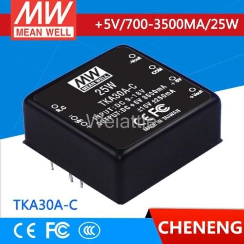 MEAN WELL original TKA30A-C 5V 3500mA meanwell TKA30 5V 25W DC-DC Triple Output Converter