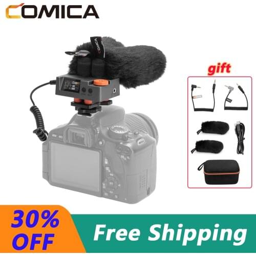 COMICA Traxshot SLR Microphone Micro Single Camera Interview Radio Mic External Recording Professional Equipment