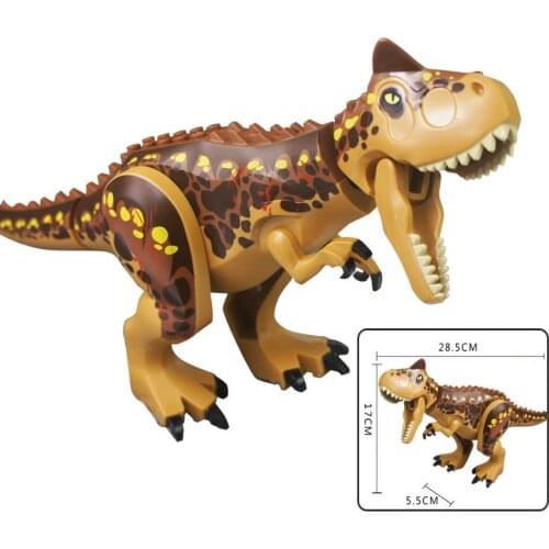 [MOC Hub] Jurassic Big Dinosaur Building Blocks Toys Park Compatible Major Brand Gifts Simulation Animal Rex Raptor