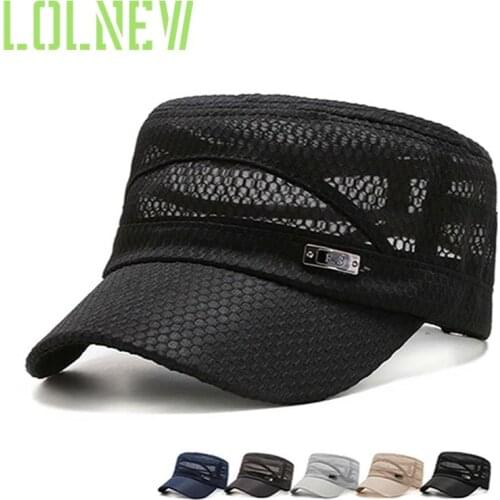 Mens Cap Mesh Army Hat Military Patrol Baseball Summer Comfortable Breathable Mesh Cap Hats