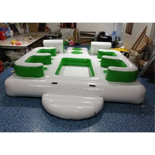 Super quality inflatable water bar floating platform, inflatable floating chair toys for summer