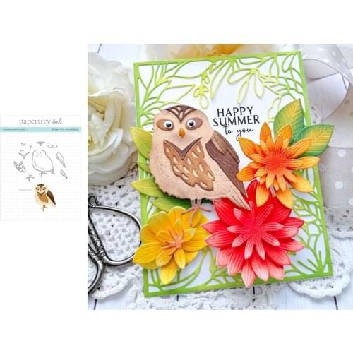 2021 New Arrival Owl Bird Metal Cutting Dies DIY Craft for Scrapbooking Handmade Tools Mould Blade Punch Stencils Dies Cut Model