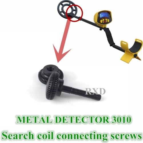New metal detector md3010 Search coil Screw connection md-3010 Plastic coil screws Fitting free shipping