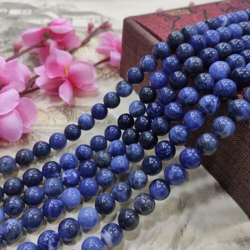 Wholesale AAA Natural Sodalite Stone Beads 2/3/4/6/8/10/12mm Smooth/Matte Round DIY Loose Beads For Jewelry Making