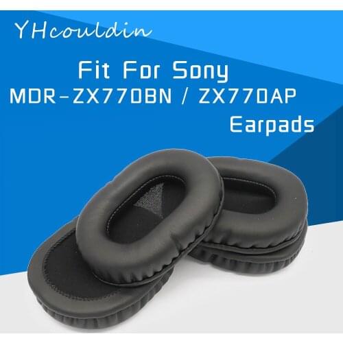 Earpads For Sony ZX770BN ZX770AP MDR-ZX770AP MDR-ZX770BN Headphone Accessaries Replacement Ear Cushions Material