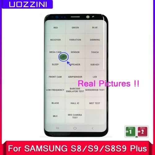 Real Photos For Samsung Galaxy S8 /S8 Plus /S9 /S9 Plus G950 G955 G960 G965 Dead Point LCD Display Touch Screen Replacement