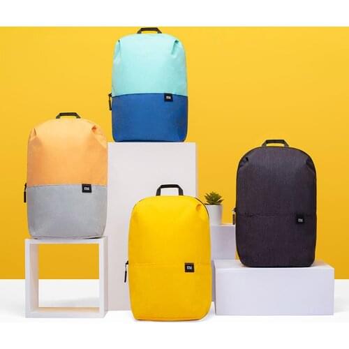 Xiaomi Colorful 7L Small Backpack Men Women Casual Backpack Waterproof Super Light Travel Student Portable Sports School Bag