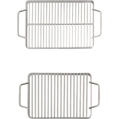 Barbecue BBQ Grill Net Stainless Steel Rack Grid Grate Replacement for Camping Home Outdoor Barbecue Accessories