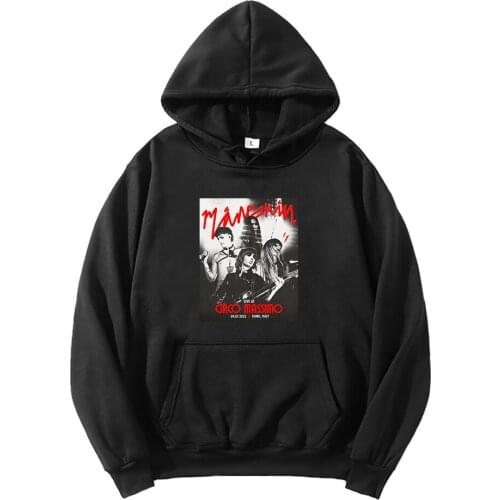 Maneskin Hoodie Fashion Men Oversized Casual Damiano David Sweatshirt Hoodies Male Harajuku Kawaii Hoody Fleece Pullovers Hooded