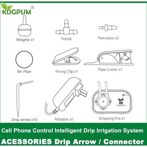 Cell Phone Control Intelligent Garden Automatic Watering Device Acessories Succulents Plant Drip Irrigation Accessories