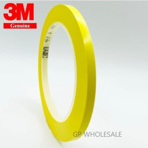 3M 471 premium perfomance strong vinyl tape length 33M yellow bundle set for Decoration, Masking accept customized 5mm