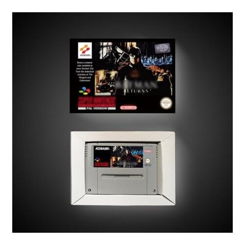 Batmans Game Returns - EUR Version Action Game Card with Retail Box