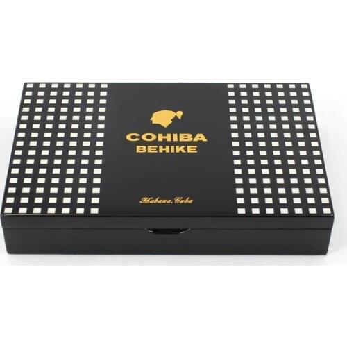 High-end Glossy Finished COHIBA BEHIKE 52/54/56 Cigar Packaging Box