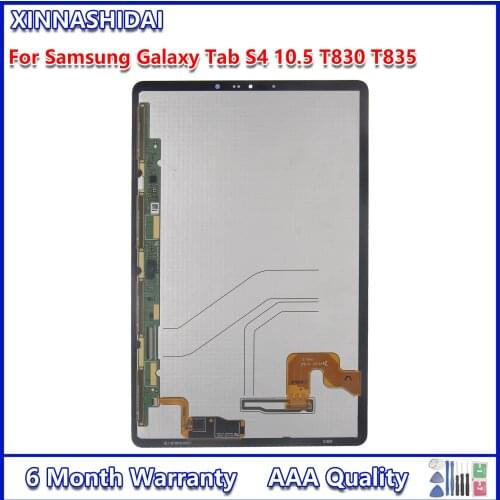 Display lcd para samsung galaxy tab s4 10.5 t830 t835 100% trabalhou lcd com quadro de vidro da tela toque digitador assembléia