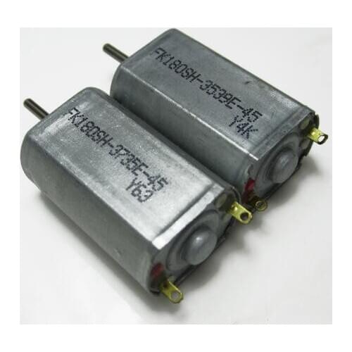 1pcs 180 high speed micro DC motor metal carbon brush motor 3.7V DIY model airplane