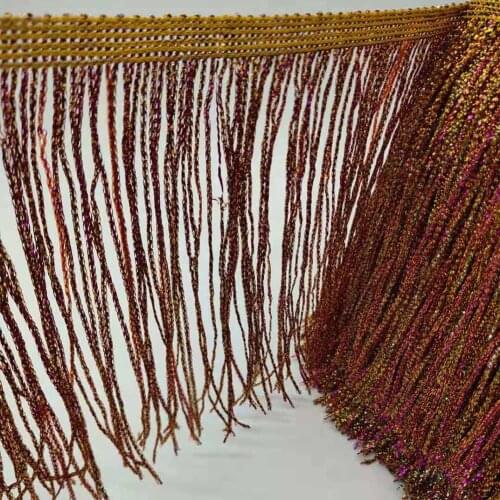10 yards 15cm/6inch Width Fringe Lace Tassel Nayon Lace Trim Ribbon Sew Latin Dress Stage Garment Curtain DIY Accessories